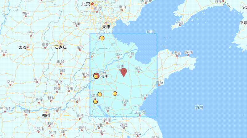 山東濰坊市青州市發生3.4級地震