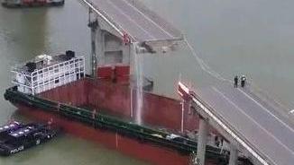 广州市海上搜救中心：沥心沙大桥事故已致2人死亡