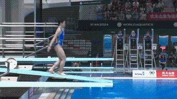 祝贺！陈艺文跳水世界杯女子3米板摘金