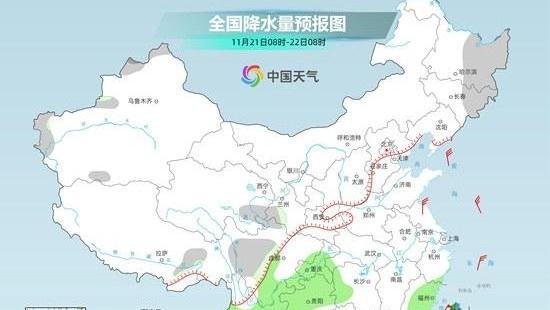 我国天气进入短暂平静期 23日起寒潮携大风降温雨雪来袭