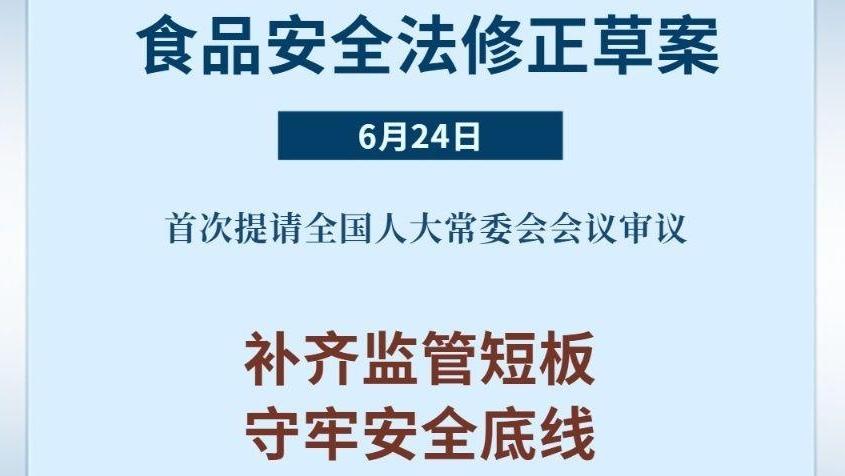 补监管短板！食品安全法“小切口”修改