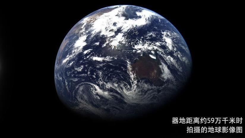 59万千米外！天问二号拍摄的地月影像图发布