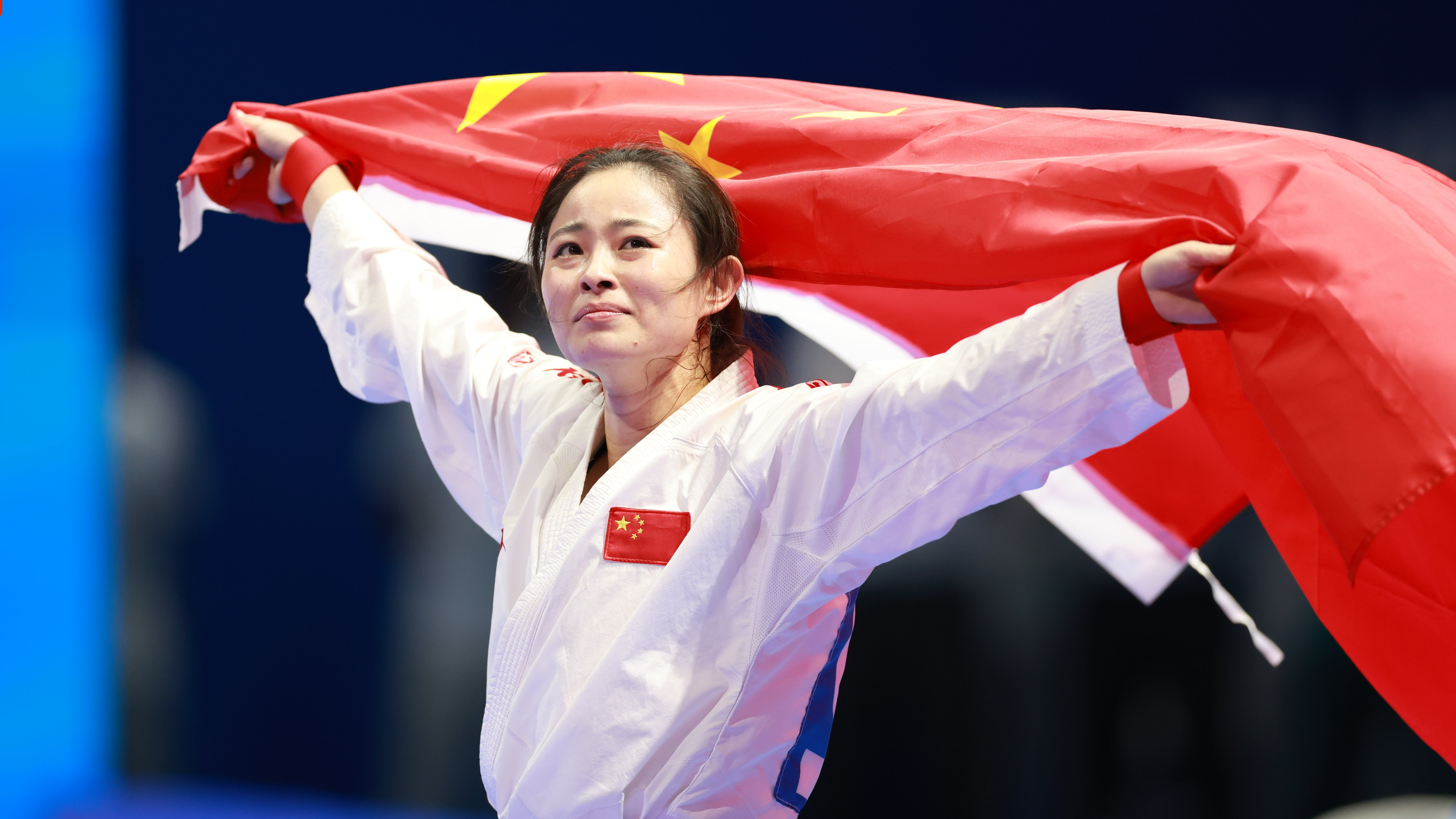 龚莉夺得成都世运会空手道女子组手61公斤级冠军