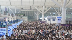 暑运铁路客流高位运行 旅客发送量超6亿人次