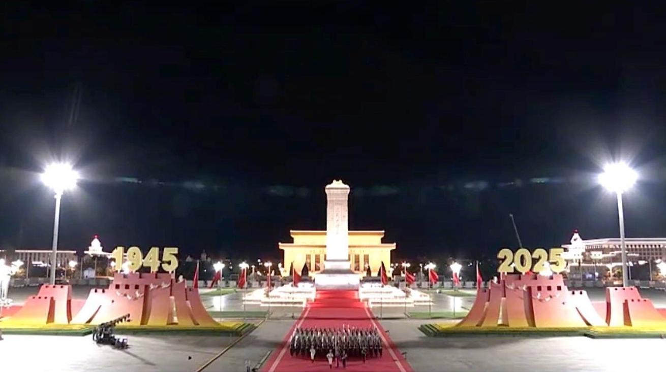 九三阅兵天安门广场布置亮相，最新画面公开