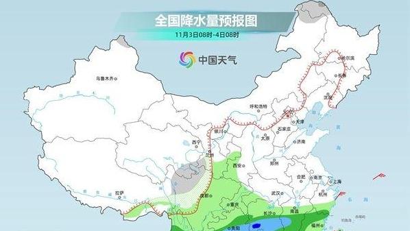 今明两天南方多地降雨连连 北方大部气温回升