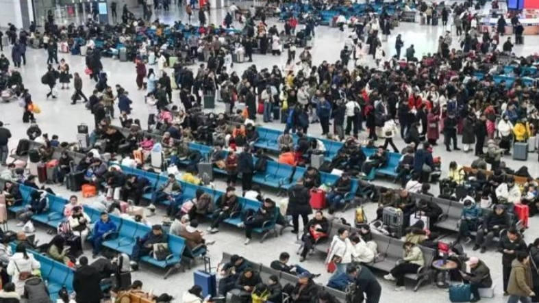 春运首周，全社会跨区域人员流动量累计超14亿人次