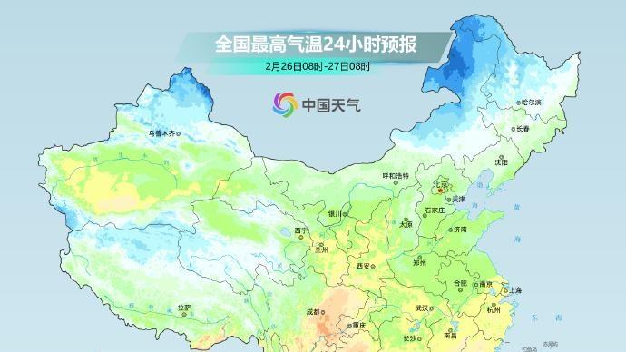 北方气温波动下行,华北东北气温持续偏低