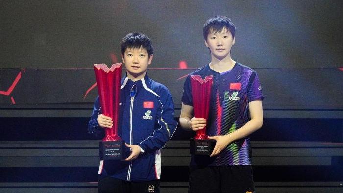 WTT新加坡大满贯赛:王楚钦、孙颖莎分获男、女单打冠军