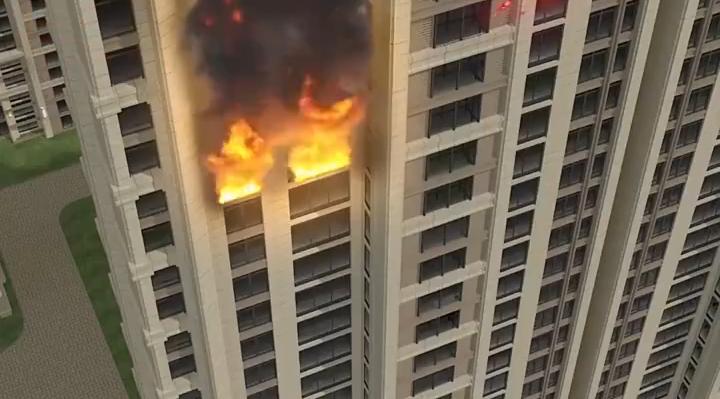 收藏了解!高层建筑起火,如何科学逃生自救?