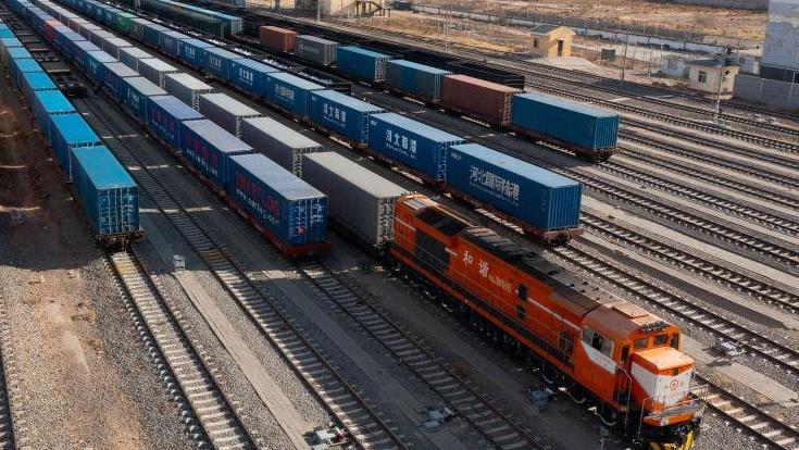 中欧班列中通道一季度通行中欧班列超1100列