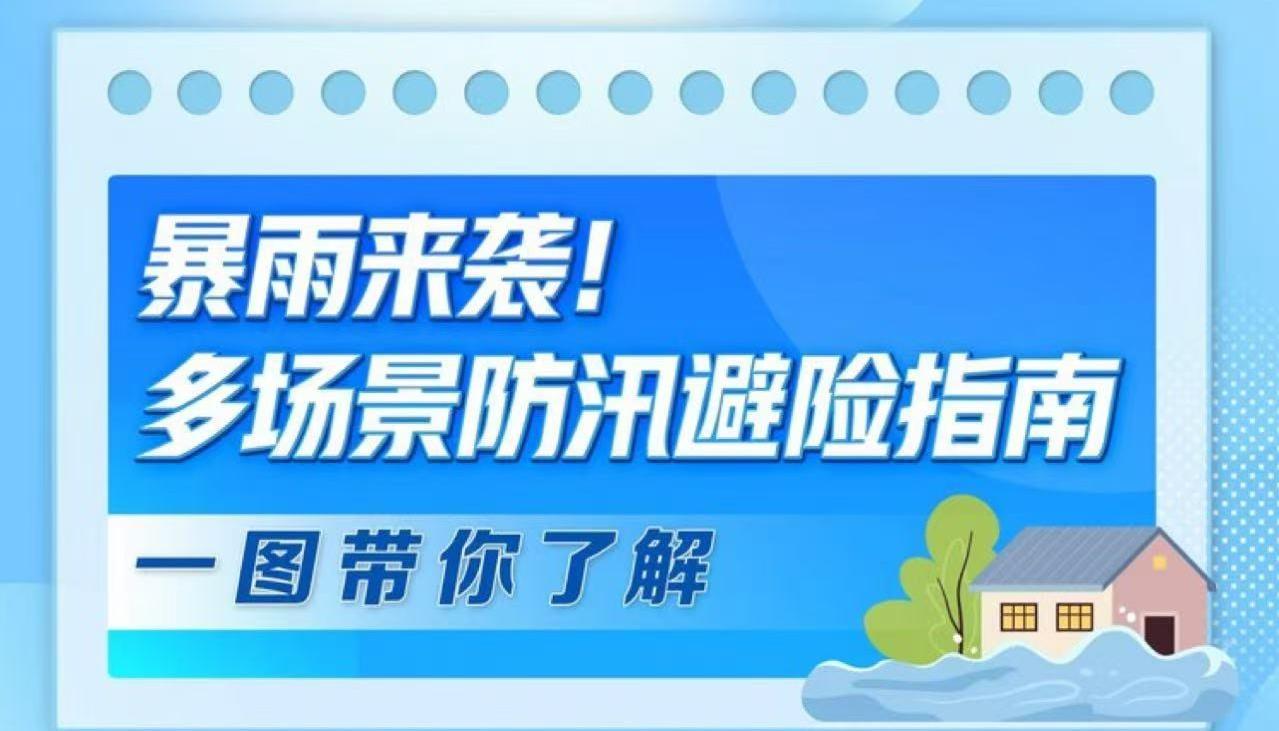 暴雨来袭!多场景防汛避险指南