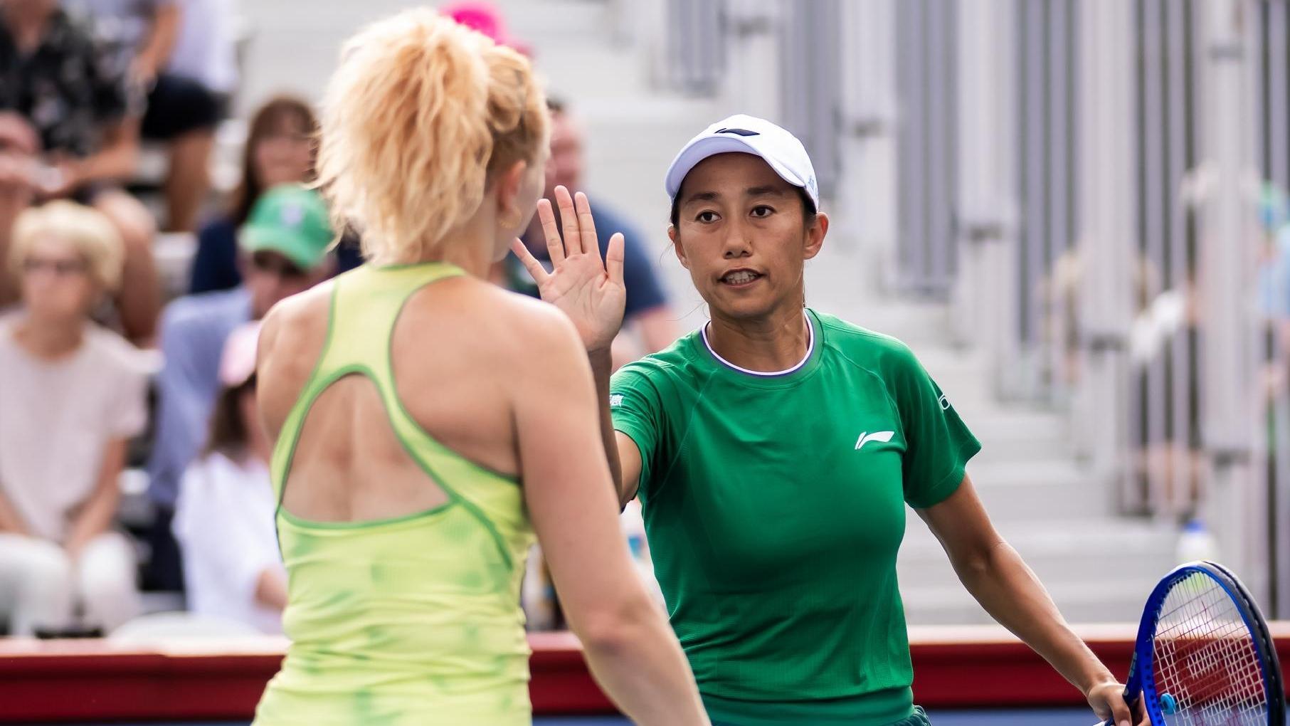 直落两盘 张帅组合夺得WTA1000多伦多站女双冠军
