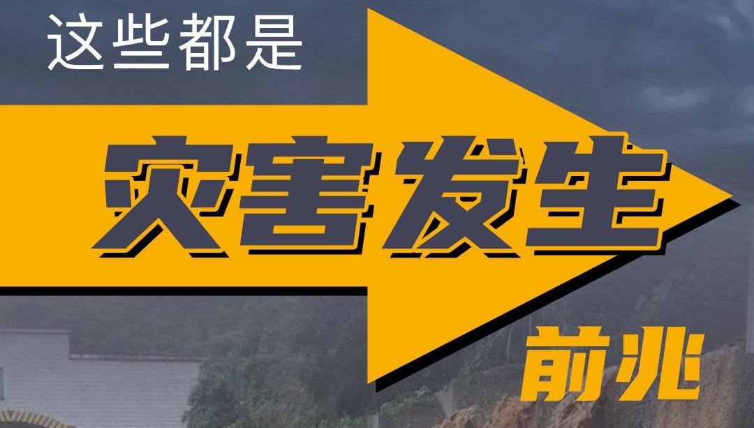 地质灾害发生有哪些前兆？这份紧急避险要点请查收