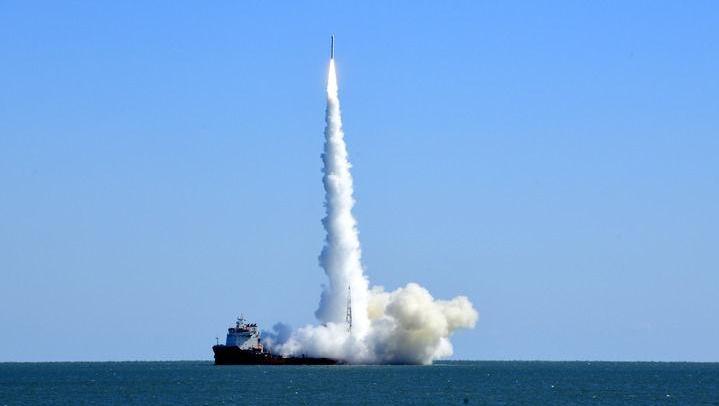 谷神星一号海射型遥八运载火箭发射成功
