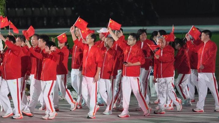 中国残疾人体育代表团创造亚残运会境外参赛最好成绩